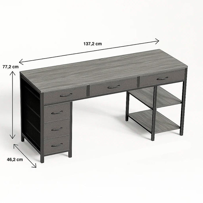Escritorio Ejecutivo Seis Cajones 140cm
