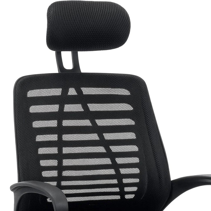 Silla de Oficina Ergos Ergonómica con Cabeza - Negra