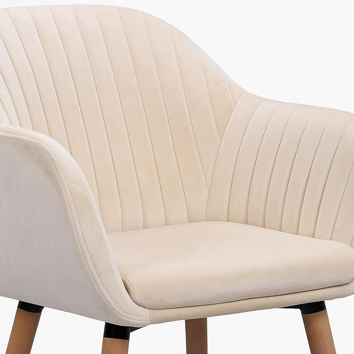 Pack de 2 Butacas Sitiales Poltronas Diamante Terciopelo - Beige