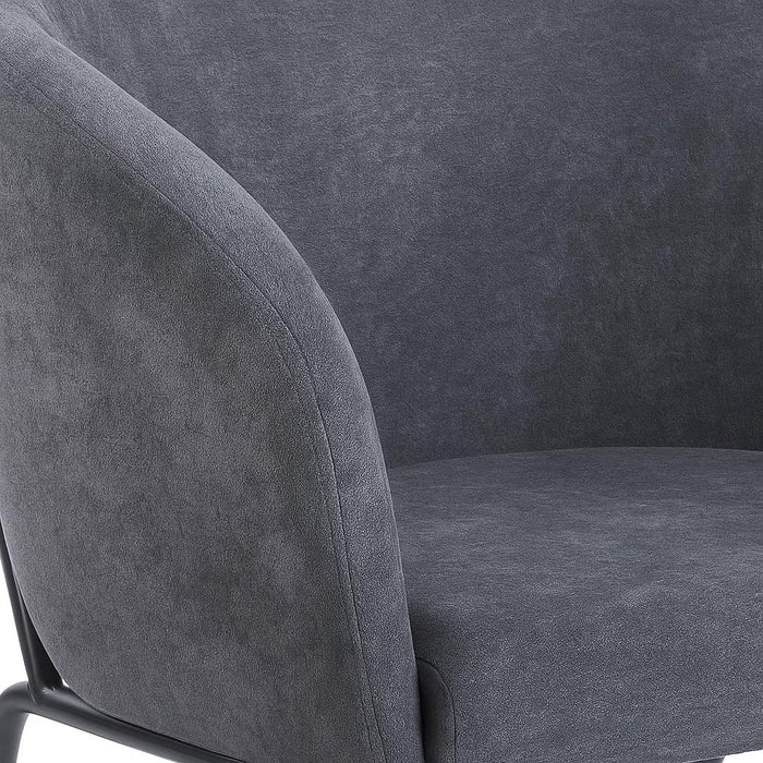 Sillón Arko de Terciopelo - Gris