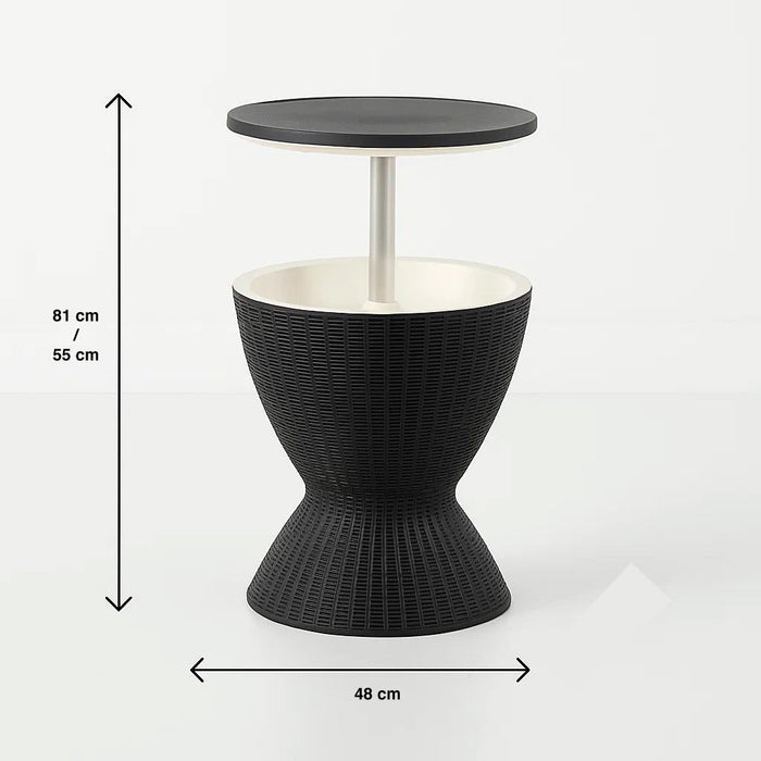 Mesa Alta Nami Outdoor Multifuncional de Rattan Sintético
