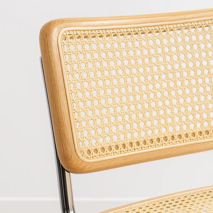 Pack de 2 Sillas Breuer Madera y Rattan - Madera