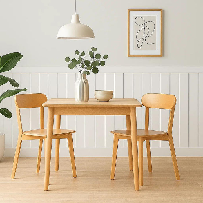 Pack de 2 Sillas Fresno de Madera - Natural