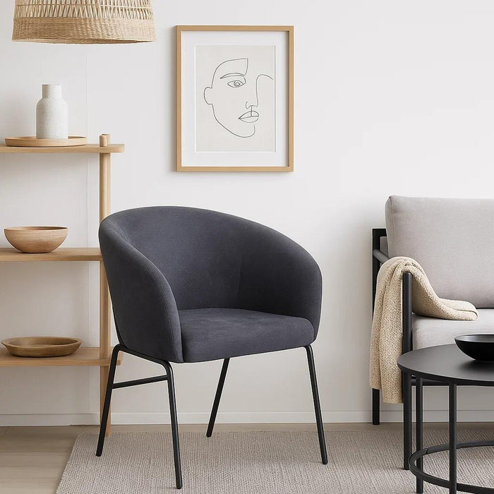 Sillón Arko de Terciopelo - Gris