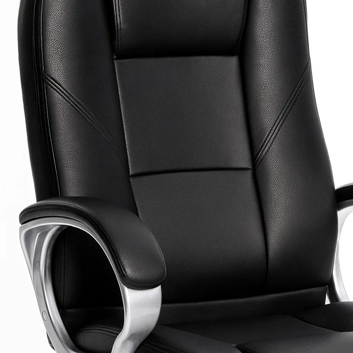 Silla de Oficina Ejecutiva Magnus Cuero Sintético - Negro