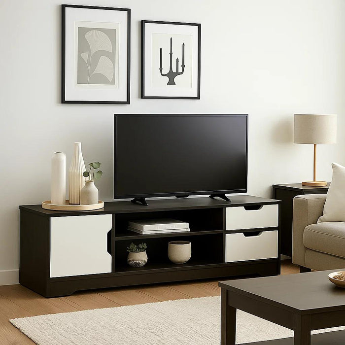 Rack de TV o Buffet con Cajones Night Black