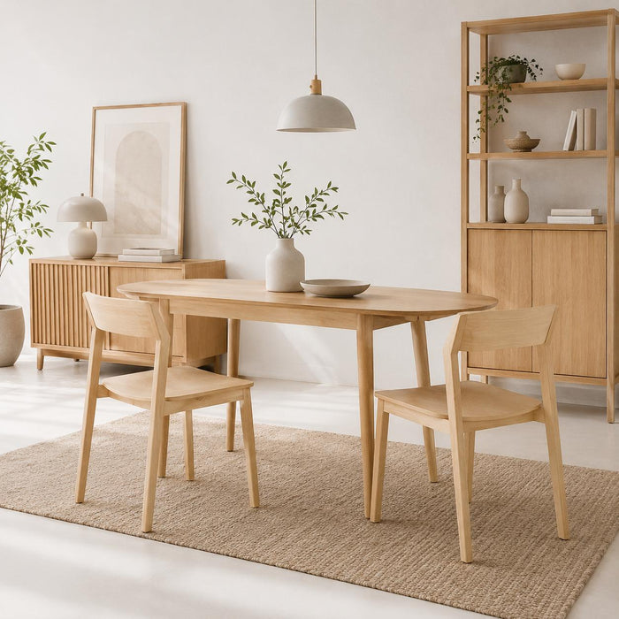 Pack de 2 Sillas de Comedor Madera Rover Viena Natural