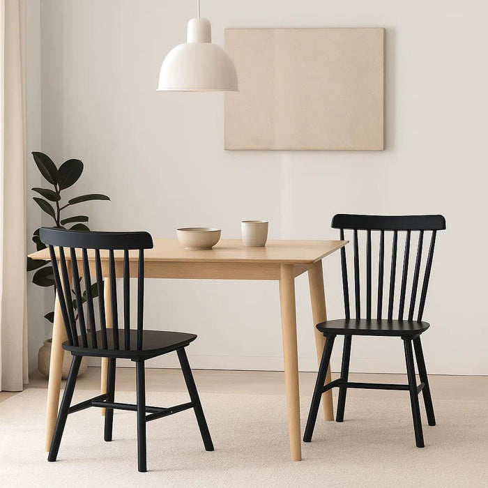 Pack de 2 Sillas Windsor Madera - Negra