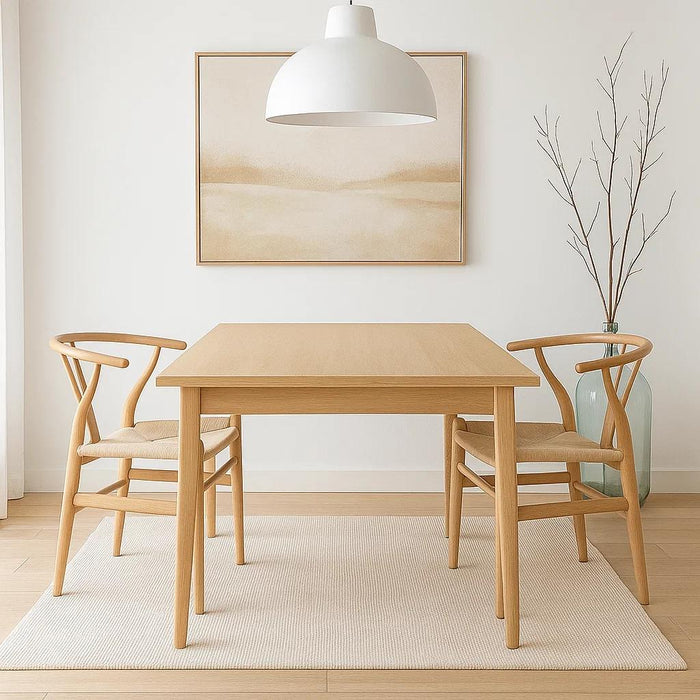 Pack 2 Sillas Wishbone Madera - Natural