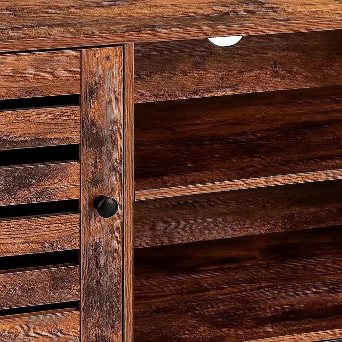 Rack de TV Rustik Madera Oscura Walnut