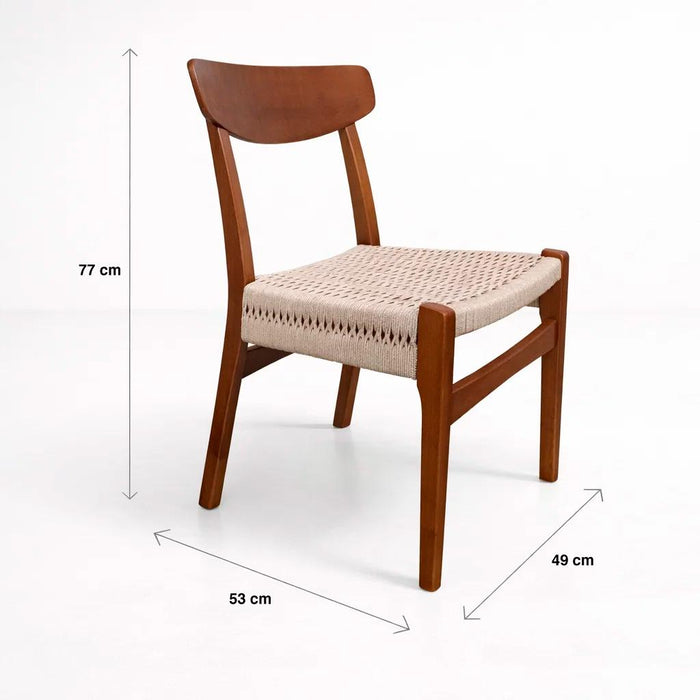 Pack de 2 Sillas Koda Madera - Natural