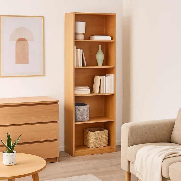 Librero Reka de 5 espacios alto - Madera