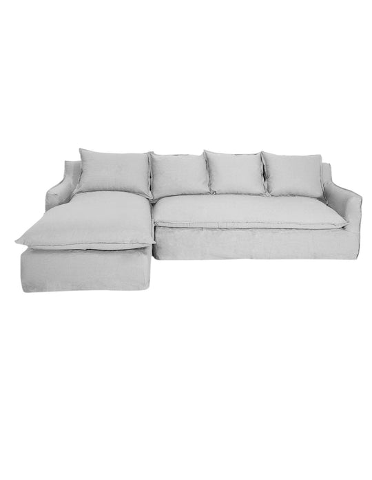 Seccional izquierdo Fontana gris claro