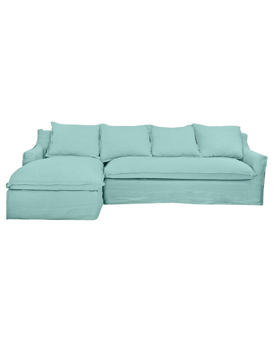 Seccional izquierdo Fontana lino menta