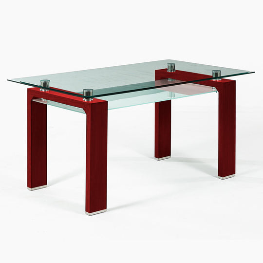 Mesa Comedor Prisma Roja